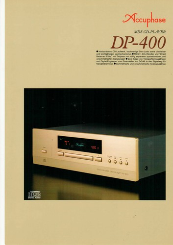 Faltblatt prospekt accuphase - prospekt,