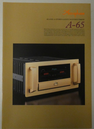 Accuphase faltblatt - a-65,