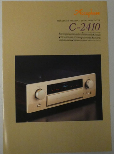 Accuphase 2410 faltblatt - accuphase,