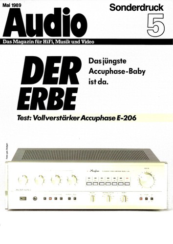 Audio sonderdruck 1989 - audio,