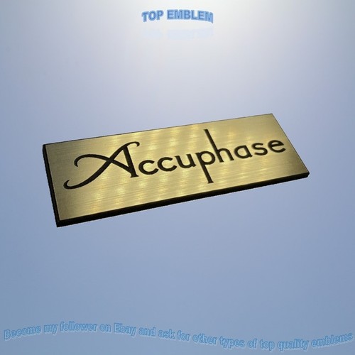 Accuphase emblem badge ersatz - accuphase,