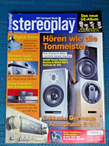 Stereoplay accuphase e - 4/09,,