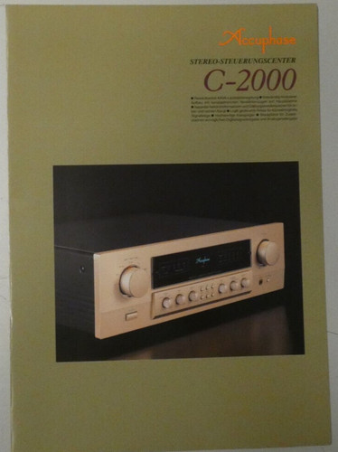 Accuphase 2000 faltblatt - accuphase,