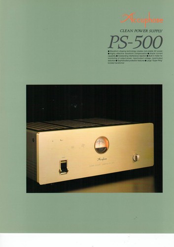 Faltblatt prospekt accuphase - prospekt,