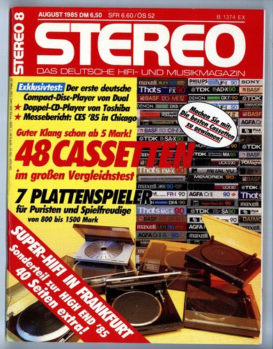 Stereo 1985 thorens - thorens, td