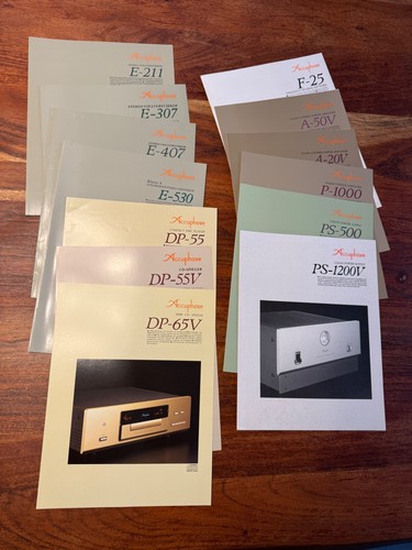 Accuphase flyer prospekt - flyer,